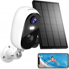 WiFi Smart IP Solar κάμερα HD 2K , για εξωτερικούς χώρους 195047